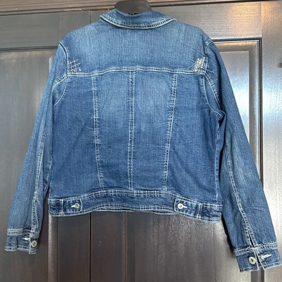 RHYTHM‎ IN BLUE JEAN JACKET with bling Size 1X - Picture 7 of 7